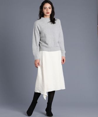 《Ｍａｇｌｉｅ　ｐａｒ　ｅｆ－ｄｅ》フォックス混ボトルネックニット（５１９４１７０００９）