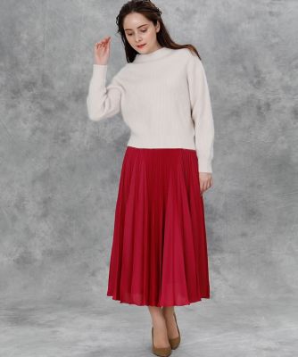 《Ｍａｇｌｉｅ　ｐａｒ　ｅｆ－ｄｅ》フォックス混ボトルネックニット（５１９４１７０００９）