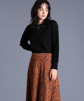 《Ｍａｇｌｉｅ　ｐａｒ　ｅｆ－ｄｅ》ビジュープルオーバーニット（５１９４１７００１５）
