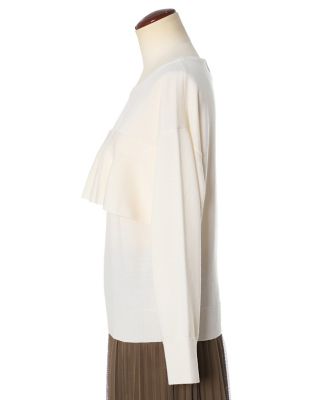 《Ｍａｇｌｉｅ　ｐａｒ　ｅｆ－ｄｅ》フリルデザインニット（５１９４１７００１８）