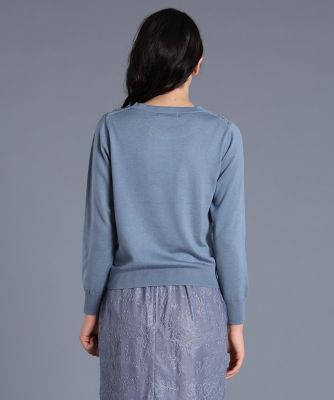 《Ｍａｇｌｉｅ　Ｗｈｉｔｅ》レースニットプルオーバー（５１９４１７０３１６）