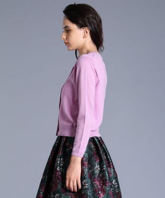 《Ｍａｇｌｉｅ　ｐａｒ　ｅｆ－ｄｅ》クルーネックカーディガン《ＬＡＮＡ　ＧＡＴＴＯ》（５１９４１７８００３）
