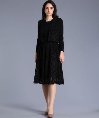 《Ｍａｇｌｉｅ　Ｗｈｉｔｅ》レースドッキングボレロカーディガン（５１９４１７８３０２）