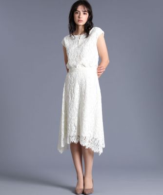 《Ｍａｇｌｉｅ　Ｗｈｉｔｅ》モールレースフレンチブラウス（５１９４１８２３０８）