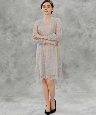 大きいサイズ 襟付きレースワンピース ｍａｇｌｉｅ ｗｈｉｔｅ ５５９３１２１３０６ 三越伊勢丹オンラインストア 公式