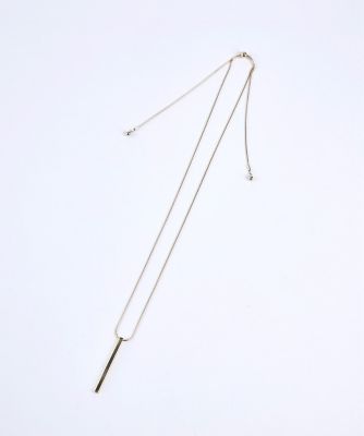＜7-IDconcept.(Women)＞スクエアバーネックレス　　（６９５０２９５００４）
