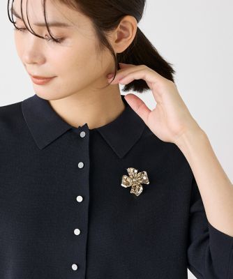 Dolce & Gabbana フラワーブローチ　石外れ有 Dolce & Gabbana フラワーブローチ 石外れ有