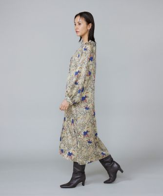 seventen フィオリーナプリントワンピース　イエロー　xs フィオリーナプリントワンピース(イエロー) - seventen