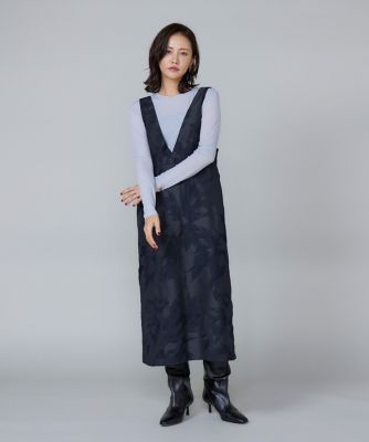 大きいサイズ》ジャカードジャンパードレス