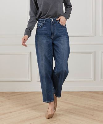 ＜7-IDconcept.(Women)＞Ｃａｒｒｏｔ　テーパードデニム《Ｈｅａｌｔｈｙ　ＤＥＮＩＭ》（６９５３１６１００１）