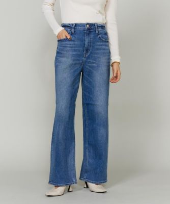 ＜7-IDconcept.(Women)＞Ｐｉｎｋ　Ｐｅｐｐｅｒ　ワイドストレートデニム《Ｈｅａｌｔｈｙ　ＤＥＮＩＭ》　（６９５３１６１００２）