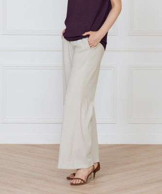 7-IDconcept.(Women)/セブンアイディコンセプト イージーパンツ(6953161011) 42ベージュ パンツ・ズボン【三越伊勢丹/公式】