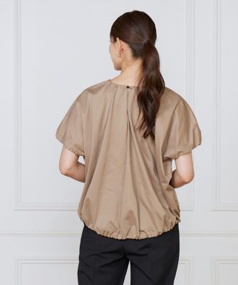 ネイビー オールインワン ドルマンスリーブ 大きいサイズ》ドルマンスリーブカットプルオーバー