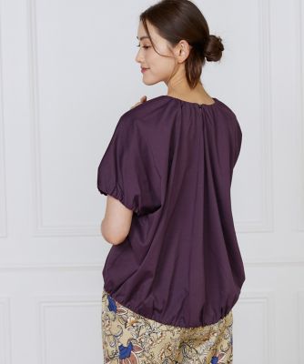 7-IDconcept.(Women)/セブンアイディコンセプト 《大きいサイズ》ドルマンスリーブカットプルオーバー(6953190801) 62パープル トップス【三越伊勢丹/公式】