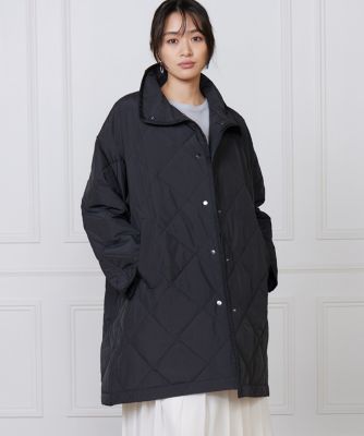 大きいサイズ》中綿キルティングスタンドコート《LIMONTA