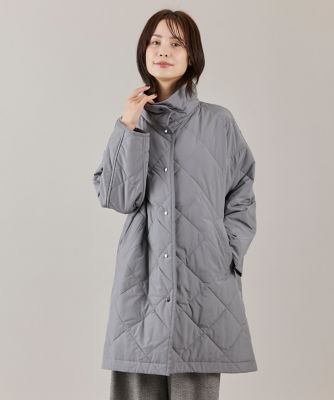 ＜7-IDconcept.(Women)＞《大きいサイズ》中綿キルティングスタンドコート《ＬＩＭＯＮＴＡ　ＥＡＳＴ》（６９５４１１４８３５）