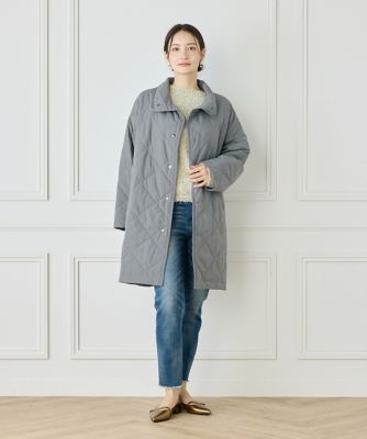 【大きいサイズ】【48】23区 中綿 キルティングコート レディース キルティング コート レディース カジュアル キルト ジャケット 大きい