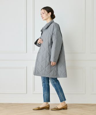 大きいサイズ》中綿キルティングスタンドコート《LIMONTA