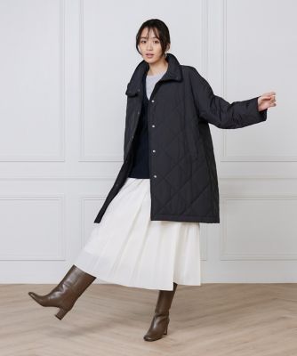 【大きいサイズ】【48】23区 中綿 キルティングコート レディース キルティング コート レディース カジュアル キルト ジャケット 大きい