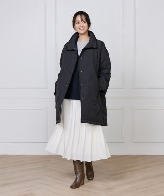 大きいサイズ》中綿キルティングスタンドコート《LIMONTA