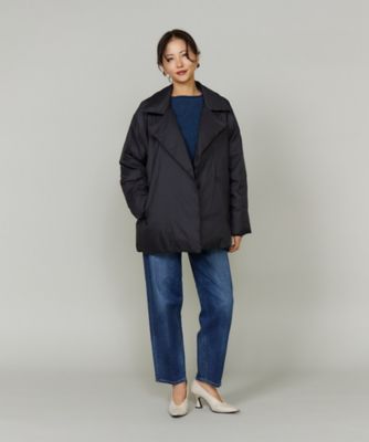 黒 デニム チェスターコート ex/tra】Olmetex チェスターコート｜コート｜ニコル公式通販サイト