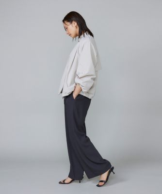 大きいサイズ》ギャザーショートブルゾン（6954144828