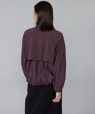 本日迄出品❕【gready brilliant 】エコレザーギャザーブルゾン Gready Brilliant｜Gready Brilliant/(W)2_レザーステンブルゾン