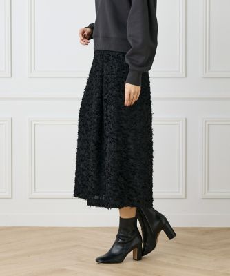 7-IDconcept.(Women)/セブンアイディコンセプト セミフレアスカート(6954152039) 10クロ ロングスカート【三越伊勢丹/公式】