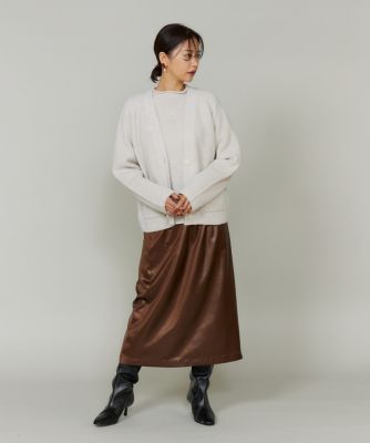 KATIE ケイティ cafe chic ハイウエスト スカート アンゴラ KATIE ケイティ cafe chic ハイウエスト スカート アンゴラ - メルカリ