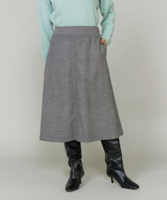 ＜7-IDconcept.(Women)＞《大きいサイズ》Ａラインスカート（６９５４１５２８４０）