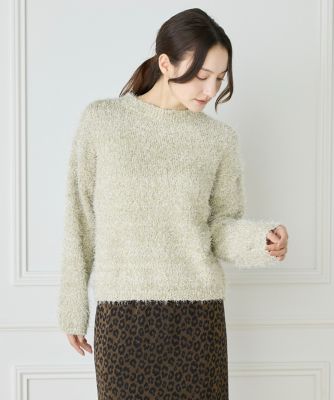 フェザーヤーンニットプルオーバー（6954170022） | 7