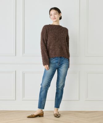 フェザーヤーンニットプルオーバー（6954170022） | 7