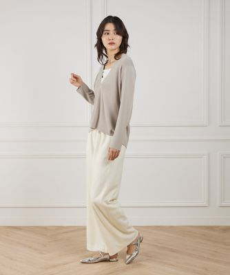 大きいサイズ》Vネックニットプルオーバー