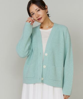 アミパリス　アルパカブレンド カーディガン AMI Alexandre Mattiussi AMI ALEXANDRE MATTIUSSI AMI DE COEUR アミ