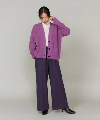 アルパカブレンドVネックカーディガン（6954178004） | 7