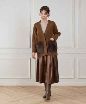 45th限定企画》ラクーン接結編みニットジャケット