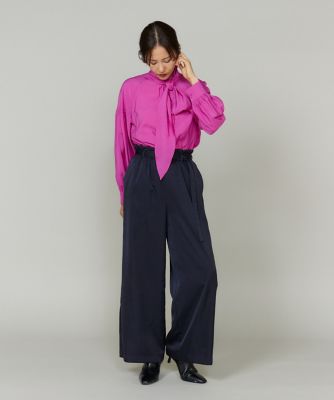 ボウタイ付きブラウス（6954182027） | 7-IDconcept