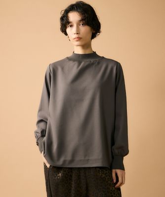 7-IDconcept.(Women)/セブンアイディコンセプト 《大きいサイズ》リブボトルネックプルオーバー(6954190808) 13グレー トップス【三越伊勢丹/公式】