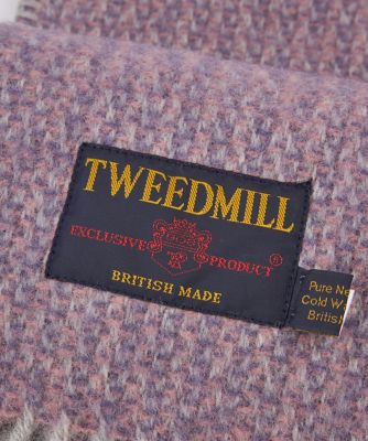 ミックスヤーン フリンジマフラー《TWEED MILL／ツイードミル