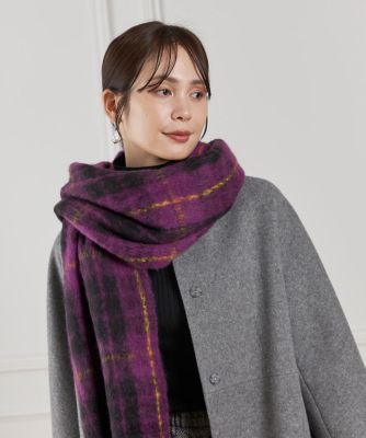 ブークレーチェックマフラー （6954284004） | 7-IDconcept