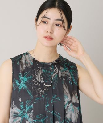 メタルモチーフ ロングネックレス（6960295001） | 7