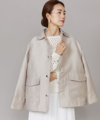 WOOL SHORT JACKET | BORDERS at BALCONY (Women