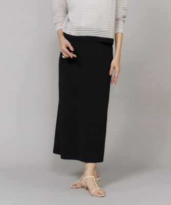 ＜7-IDconcept.(Women)＞《大きいサイズ》Ａラインニットスカート（６９６１１７５８０４）