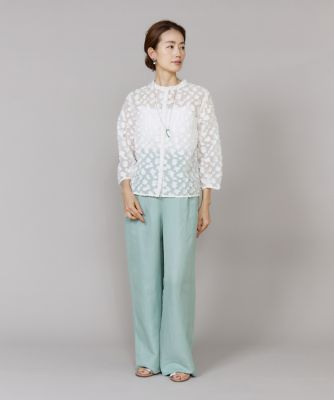 カットジャカードブラウス（6961182008） | 7-IDconcept