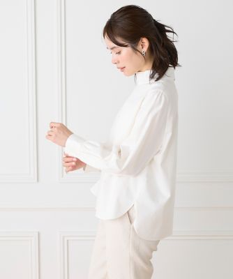 ハイネックボウタイ付きブラウス （6961182010） | 7