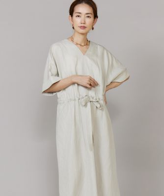 ＜7-IDconcept.(Women)＞《大きいサイズ》ギャザーウエストワンピース（６９６２１２１８２４）