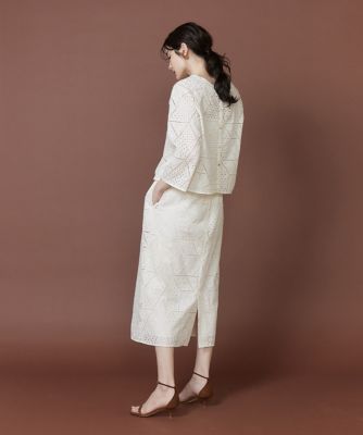  レーススカート レーススカート｜上品なレースが映えるすっきり美シルエットのスカート
