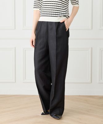 ＜7-IDconcept.(Women)＞タックワイドパンツ　（６９６２１６１０２３）