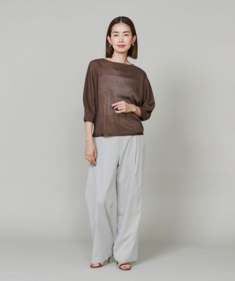 ISSEY MIYAKE ボートネック ドルマンスリーブ ニット プルオーバー ボートネックドルマンスリーブプルオーバー（6962170019