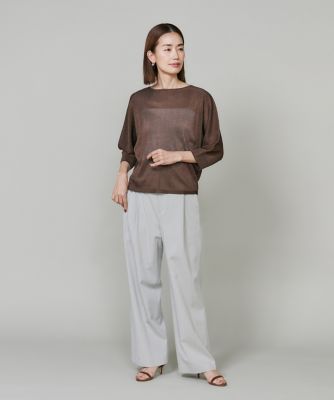 ISSEY MIYAKE ボートネック ドルマンスリーブ ニット プルオーバー ボートネックドルマンスリーブプルオーバー（6962170019